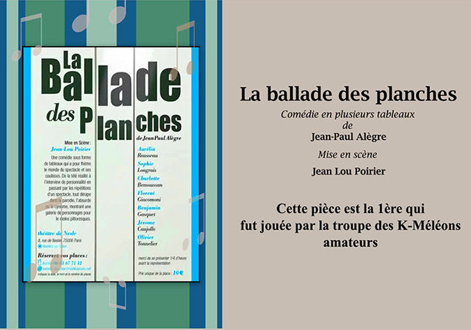 Affiche spectacle atelier Léonie est en avance