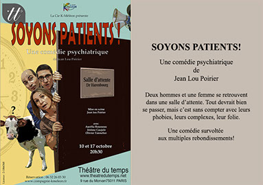 copyright Cie K-Méléon Affiche spectacle Atelier Le Banc