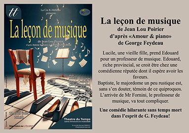 copyright Cie K-Méléon Affiche spectacle Atelier Le Banc